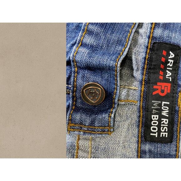 Ariat M4 Cat 2 Low-Rise Flame Resistant Bootcut Denim Jeans Men's Size 40X30 - Picture 7 of 16